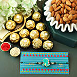 Sneh Dino Rakhi With Almonds & Ferrero Rocher