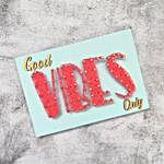 Good Vibes Only String Art Wall Hanging
