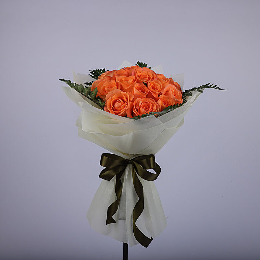 Ardent Bouquet Of Roses:Anniversary Flower Delivery Oman