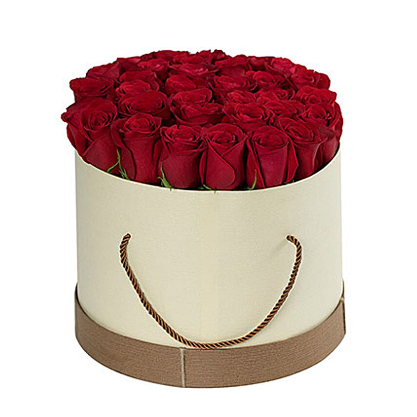 Spellbinding Red Roses Box OM:Send Birthday Flowers to Oman