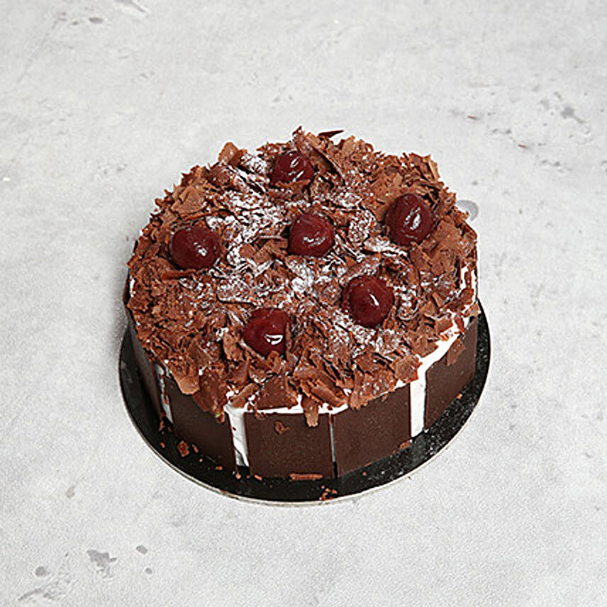 4 Portion Blackforest Cake OM:Send Cakes to Oman
