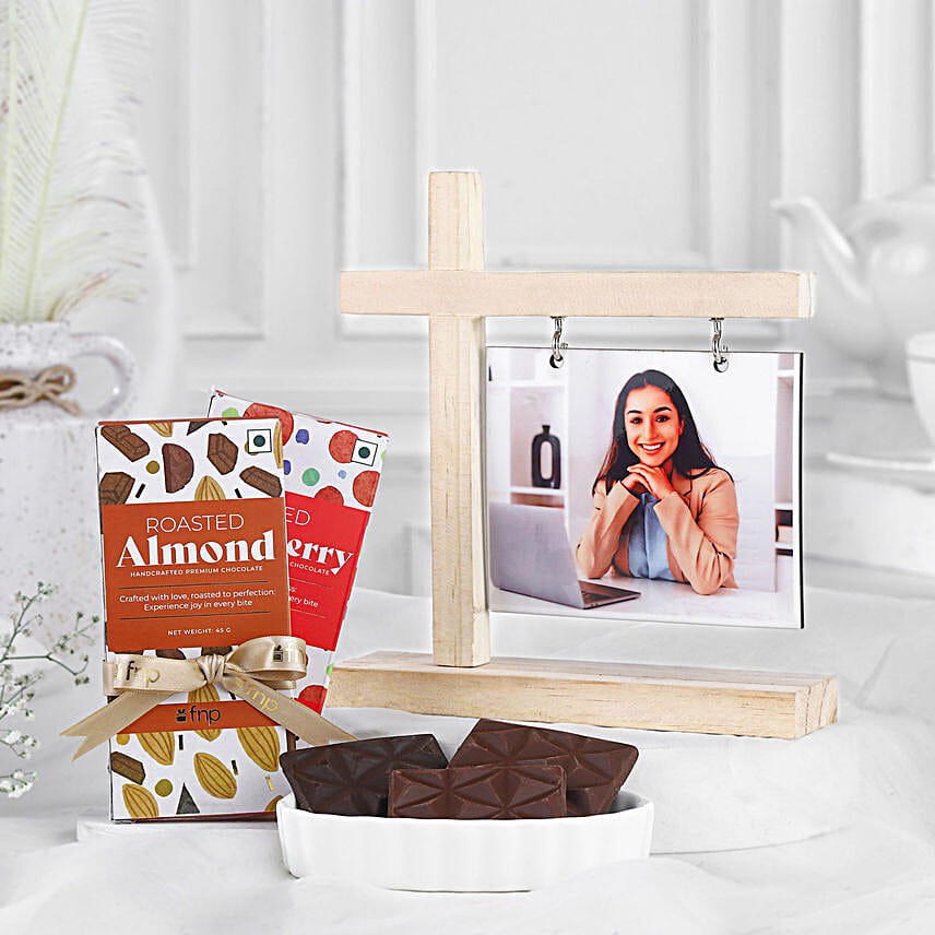 Chocolate N Photo Frame Keepsake