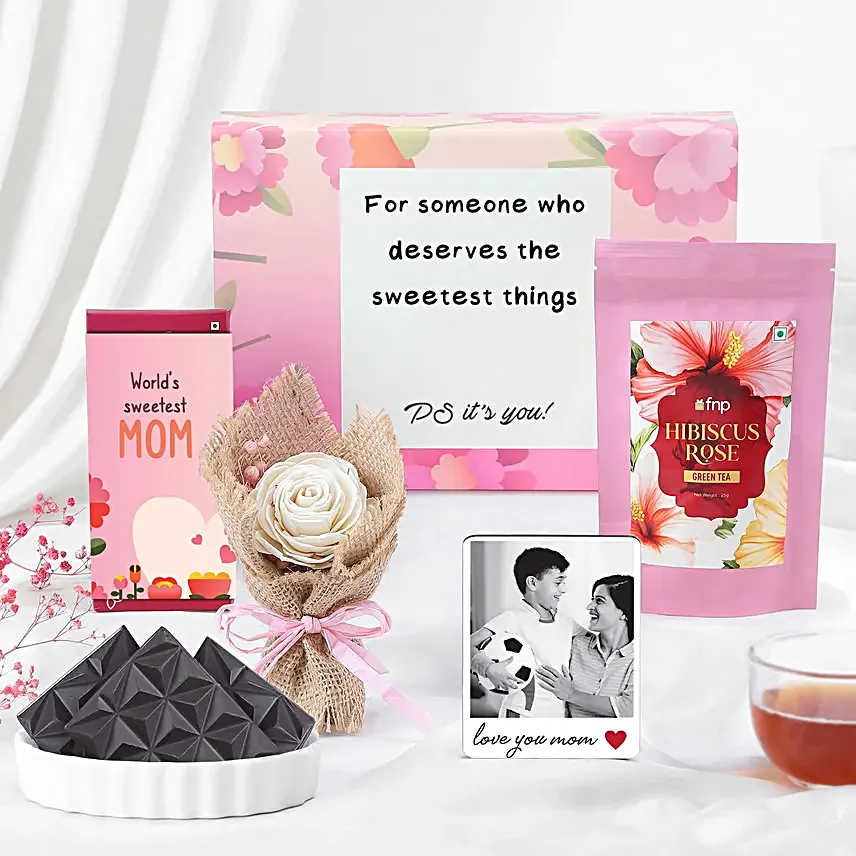 Blissful Treats N Bloom Mothers Day Hamper
