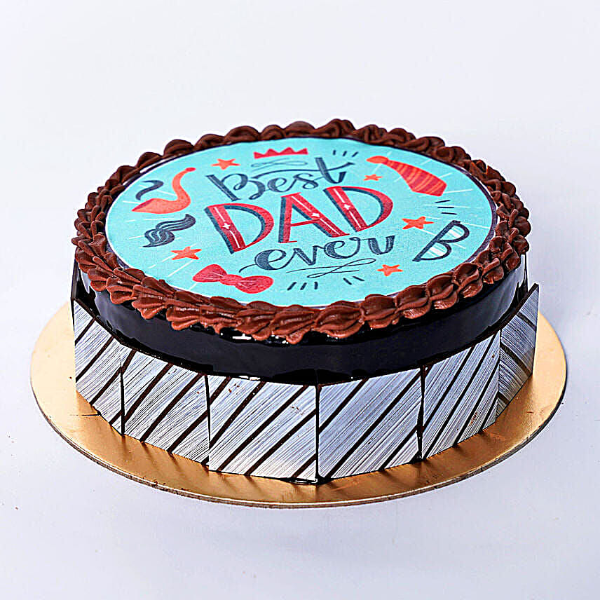 Best Dad Ever Special Chocolate Cake