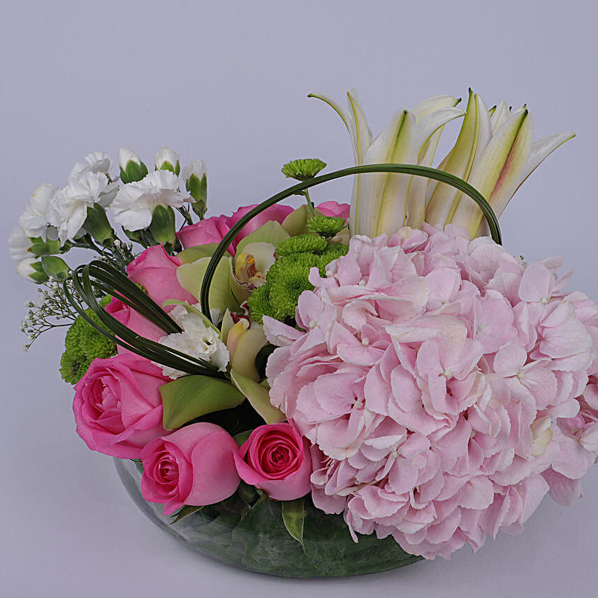 Colorful Greetings Of Flowers