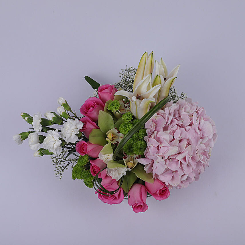 Colorful Greetings Of Flowers