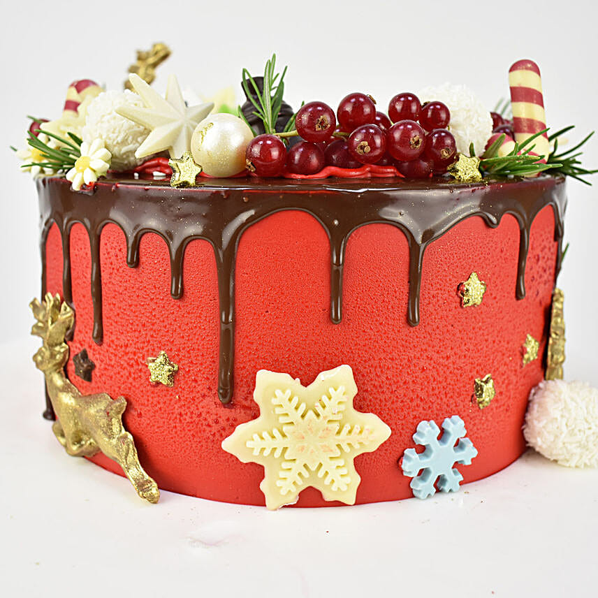 Delightful Christmas Chocolate Cake