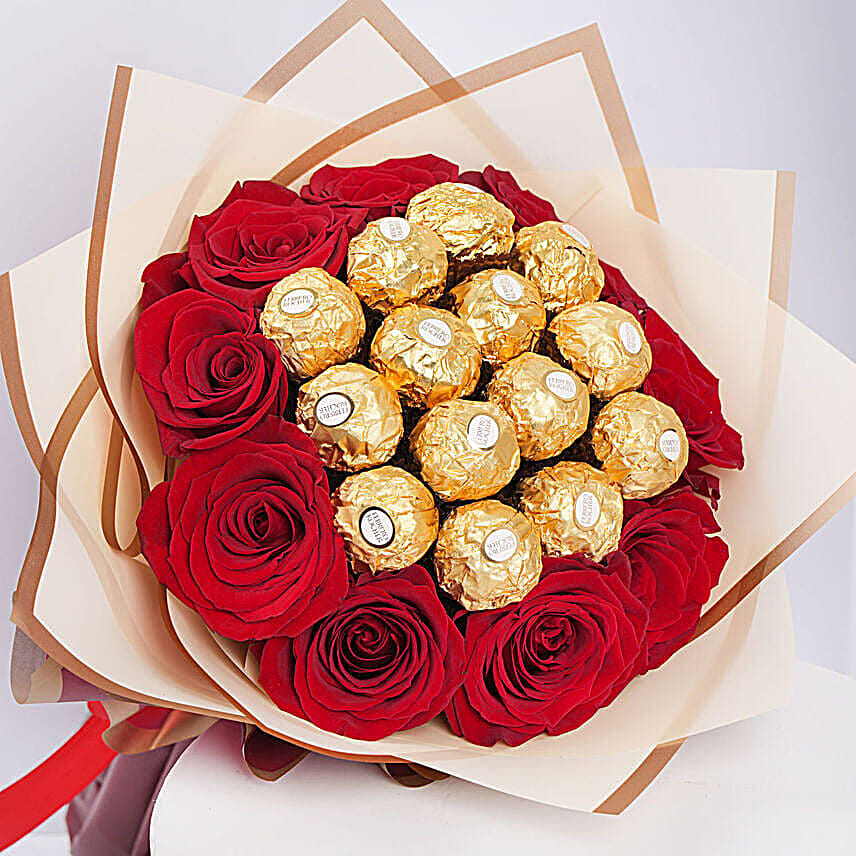 Flower Flower Bouquet Chocolate Bouquet Roses Chocolates Flowers