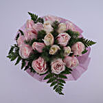 Elegant Bouquet Of Light Pink Roses