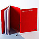 Personalised Red N Black Two Tone Note Book