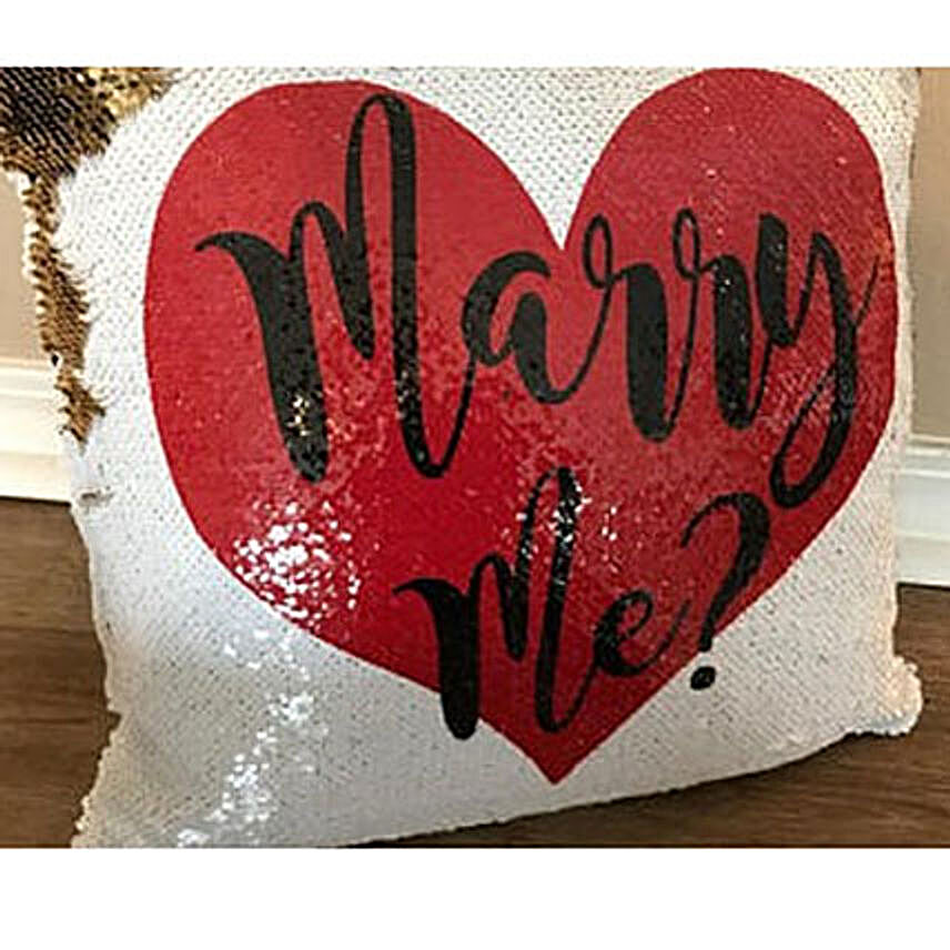 Marry Me Printed Mermaid Cushion:Cushions to Philippines