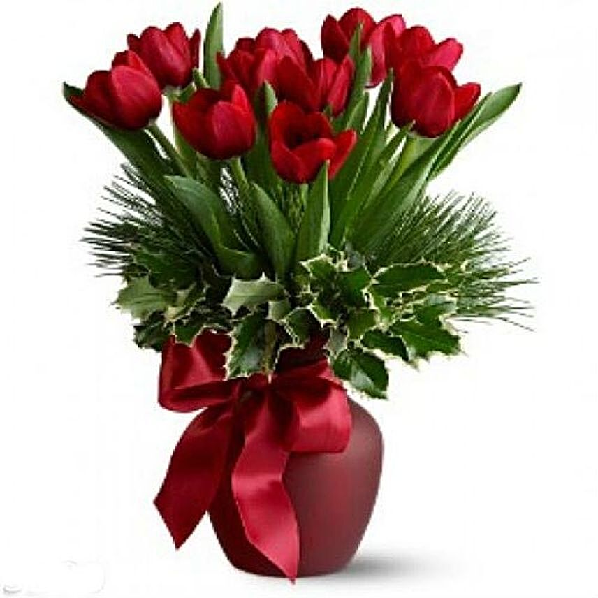 Christmas Tulips:Christmas Flowers to Philippines