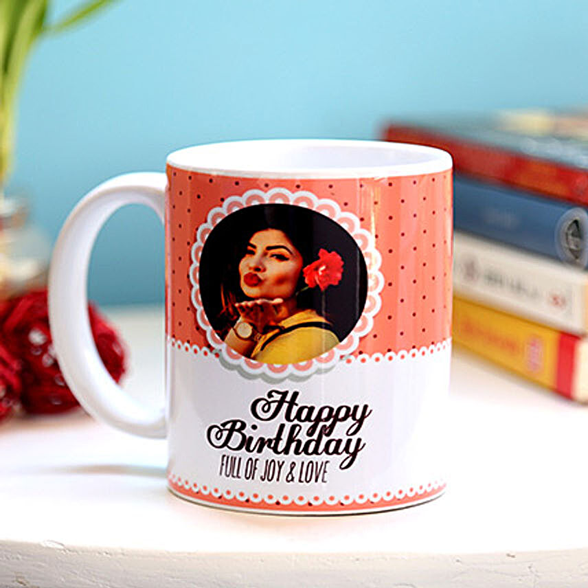 Personalised Joy and Love Birthday Mug:Personalised Mugs to Philippines