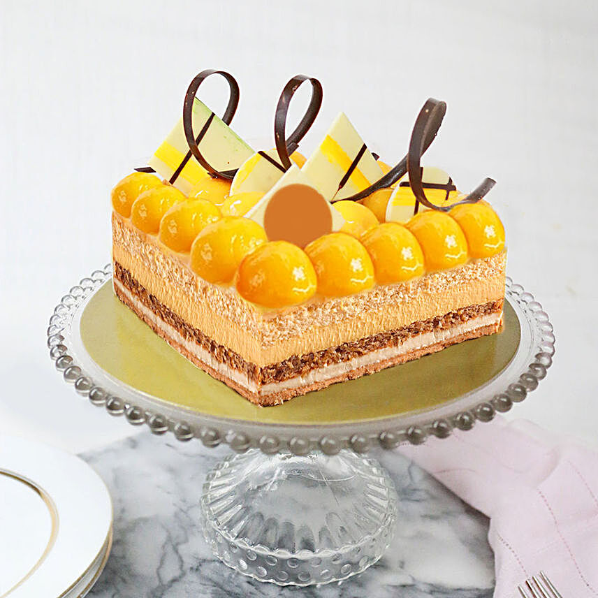 Flavourful Mango Soleil Cake:Cake Delivery in Philippines