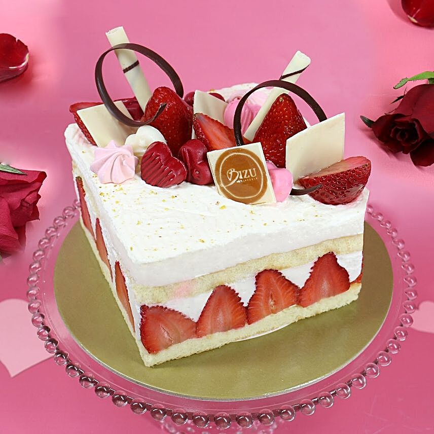 Valentine Edition Strawberry Shortcake:Send Valentines Day Cakes to Philippines