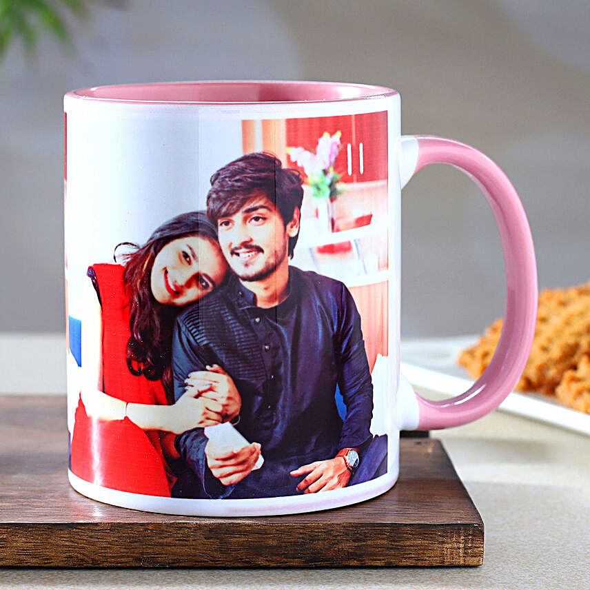 Personalised Pink Mug:Gifts for Husband to Philippines