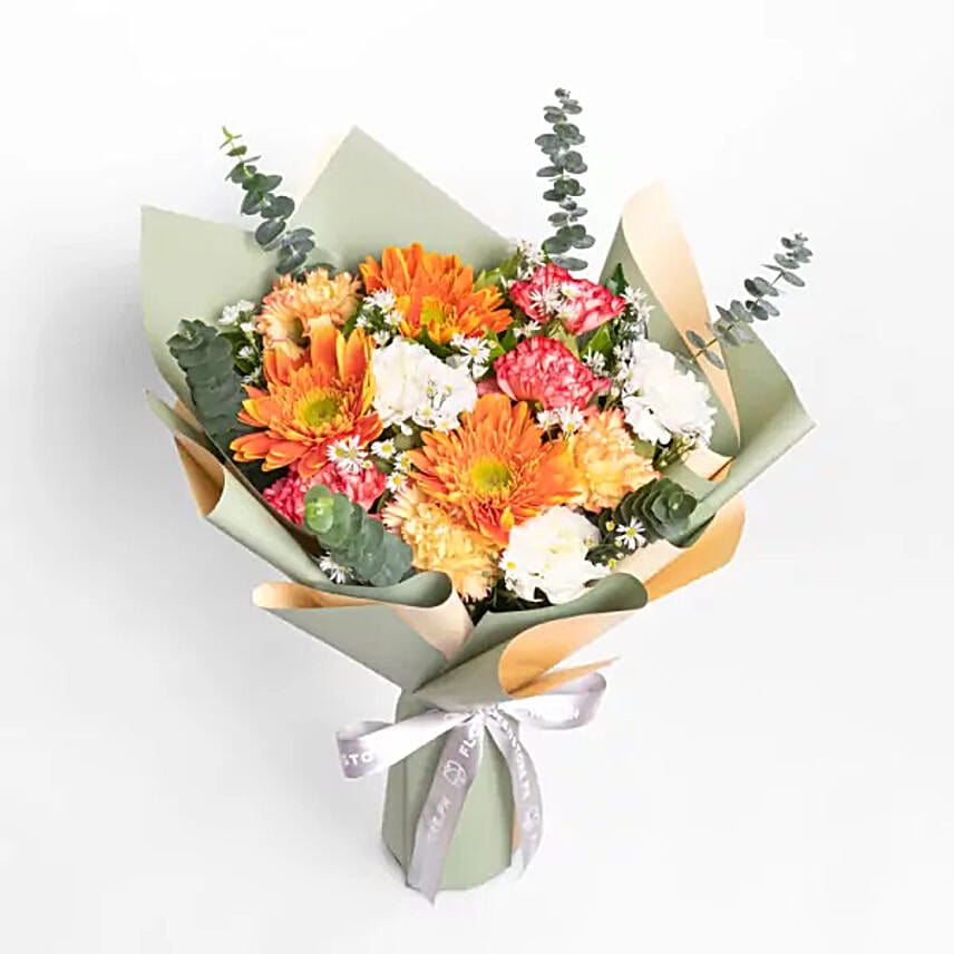 Citrus Grove Radiant Bloom Arrangement