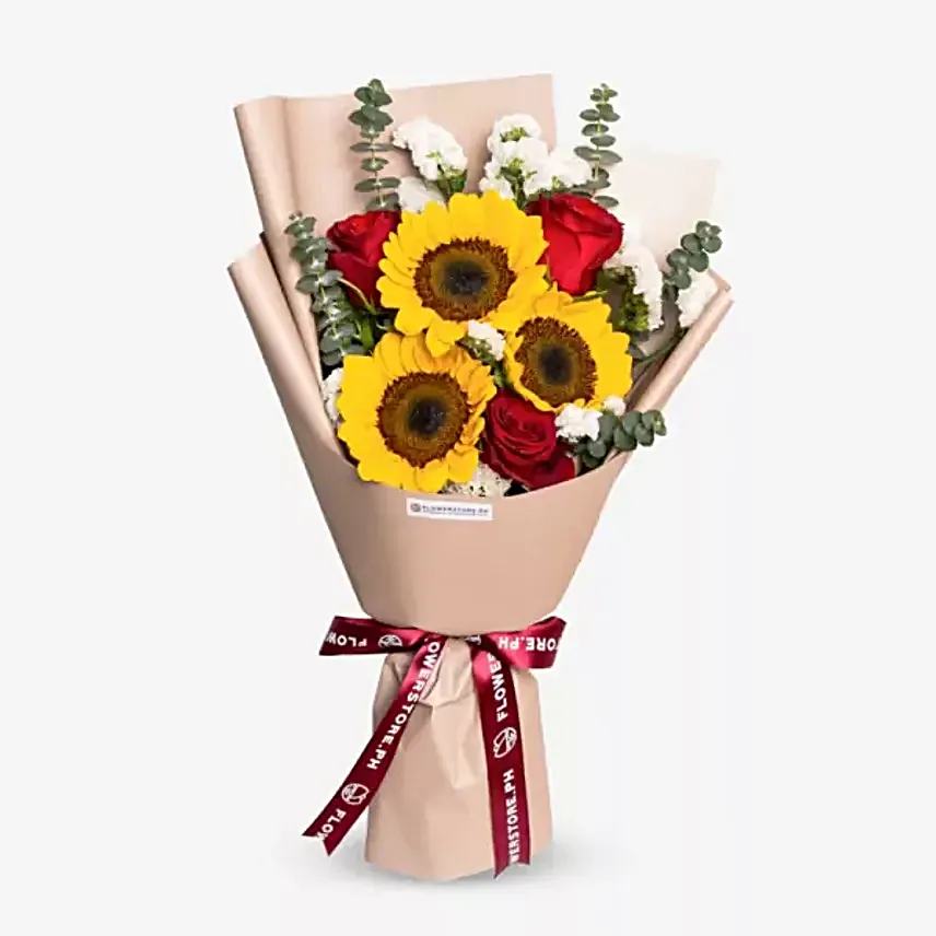 Fiery Sunset Love Floral Gift