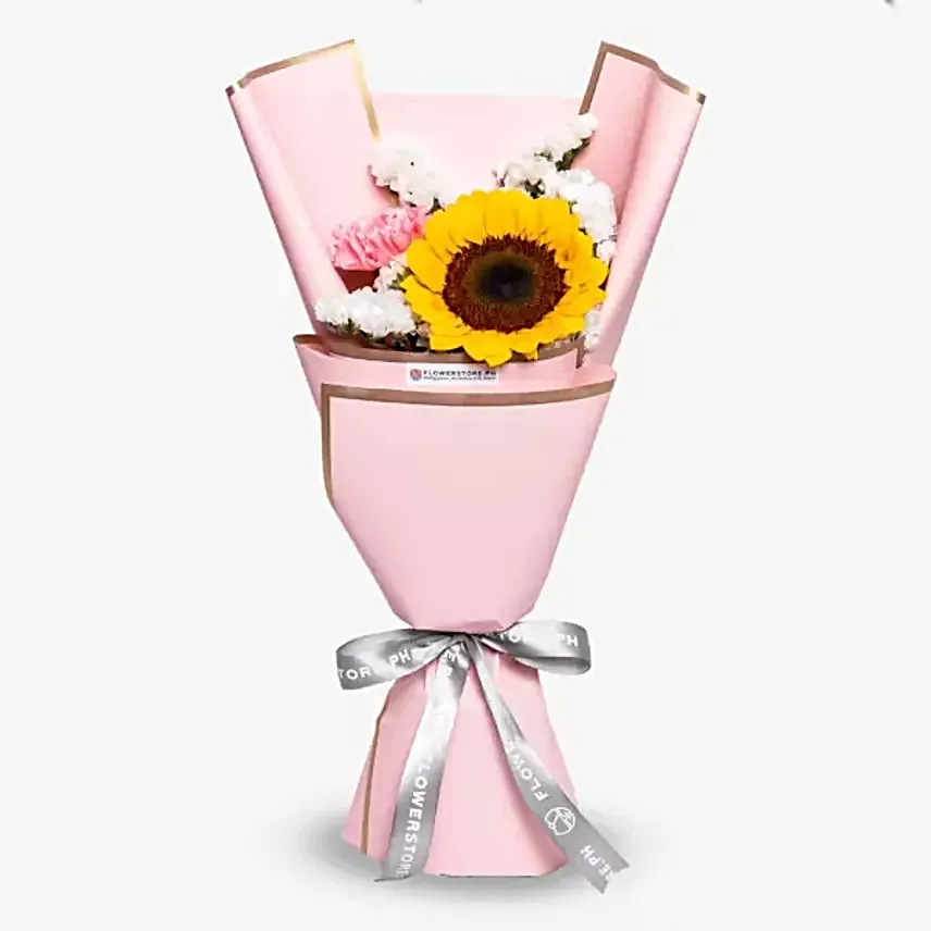 Radiant Sun Blush Floral Gift