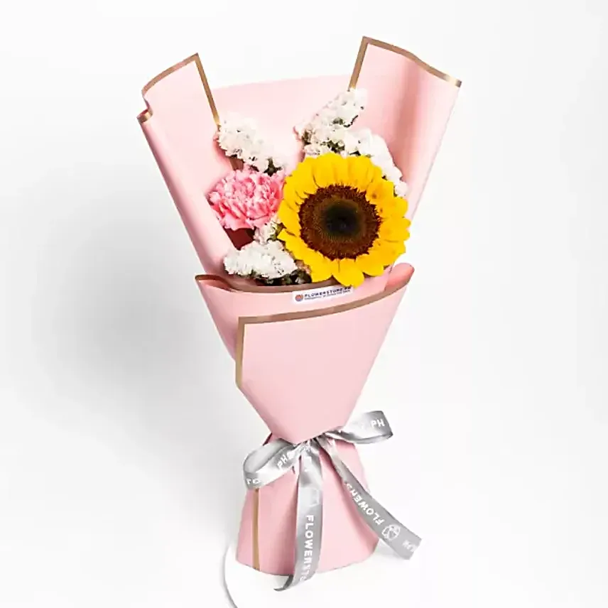 Radiant Sun Blush Floral Gift