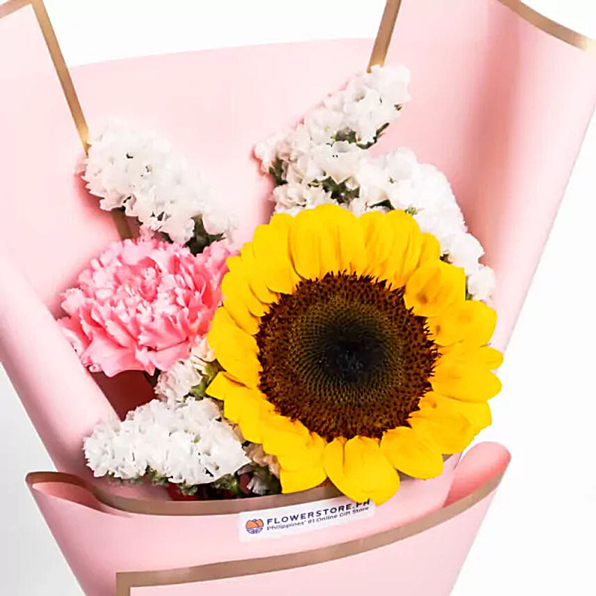 Radiant Sun Blush Floral Gift