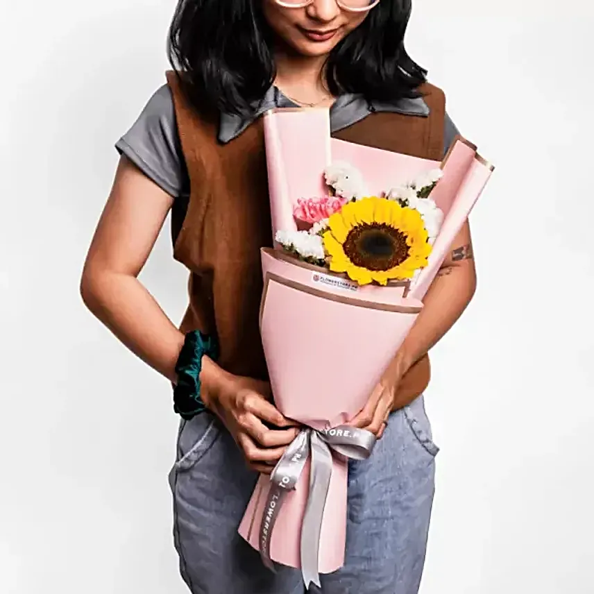 Radiant Sun Blush Floral Gift
