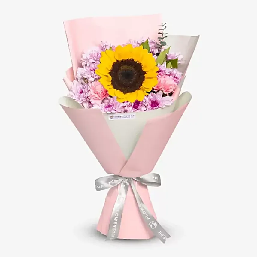 Radiant Sunburst Flower Gift