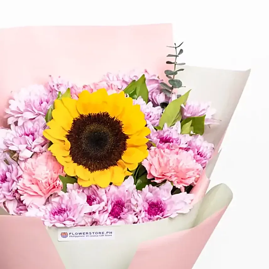 Radiant Sunburst Flower Gift