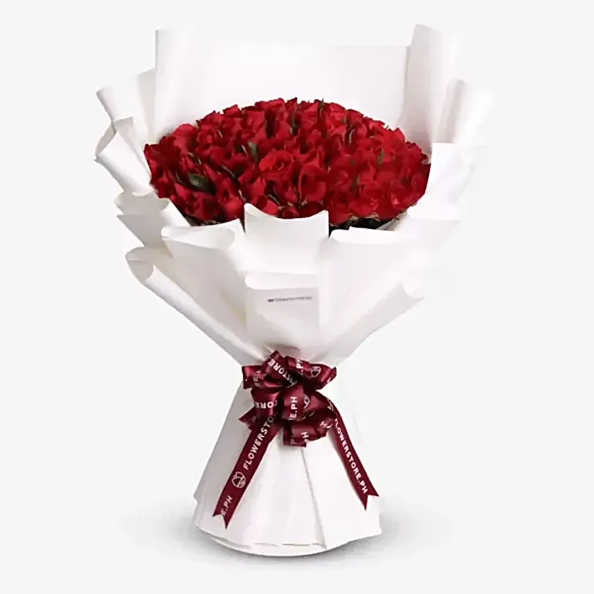 Romantic 99 Red Rose Bouquet