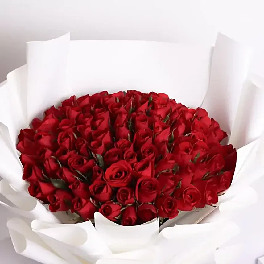 Romantic 99 Red Rose Bouquet