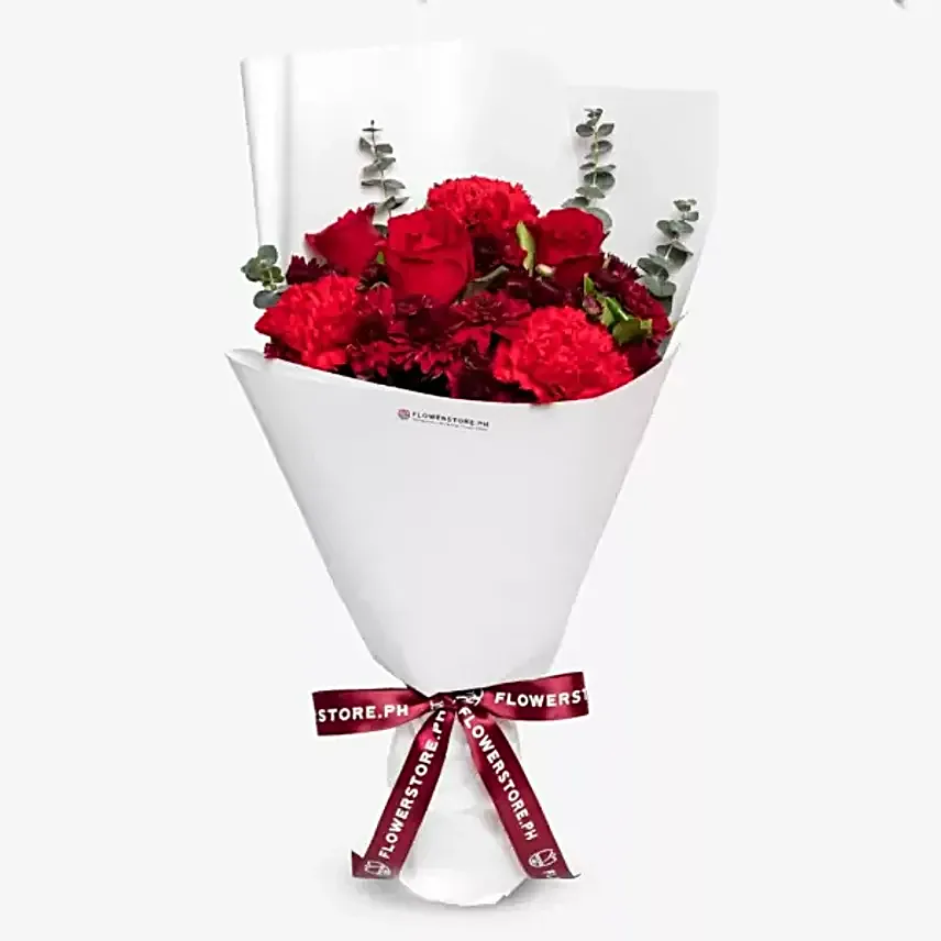 Stunning Crimson Floral Bouquet