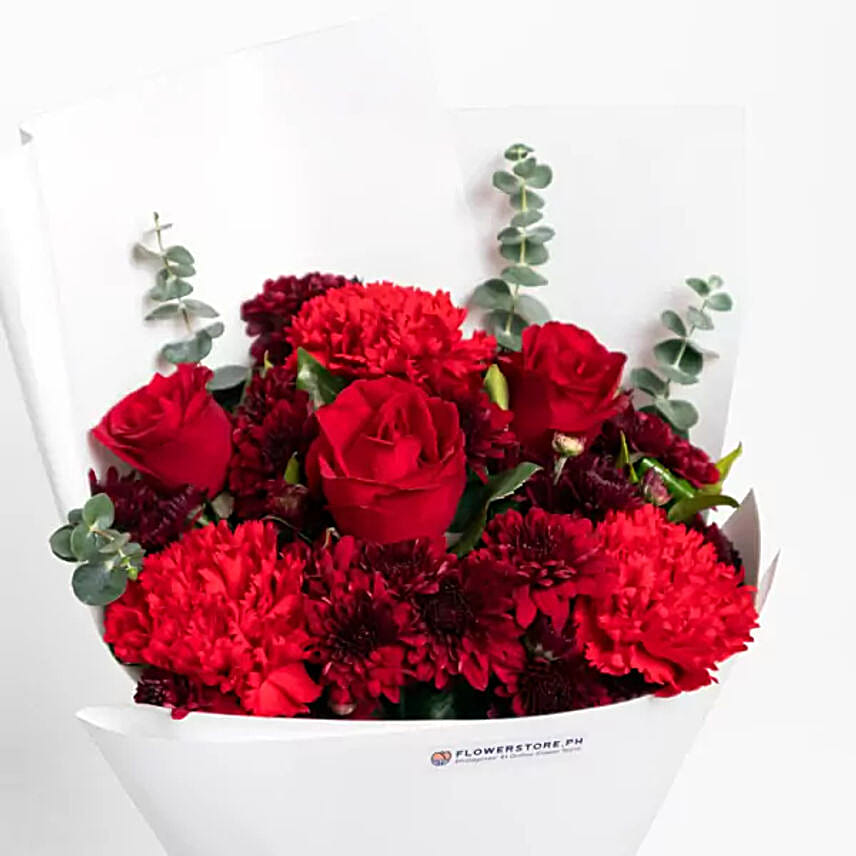 Stunning Crimson Floral Bouquet