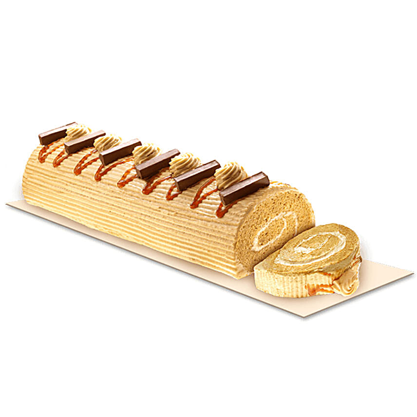 Caramel Roll Cake