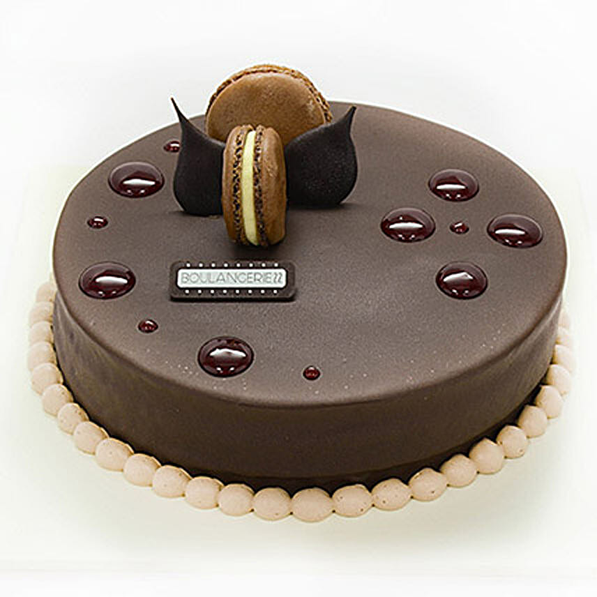 Dark Chocolate Ganache Cake