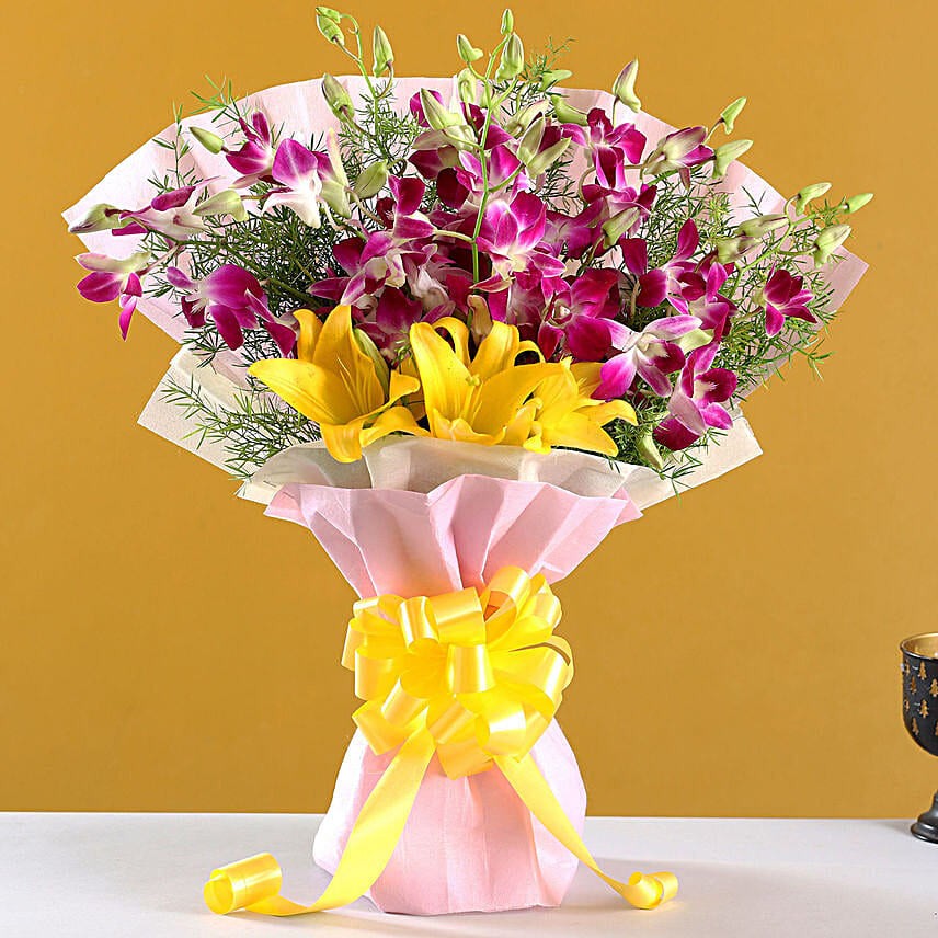 Eternal Assorted Flowers Bunch