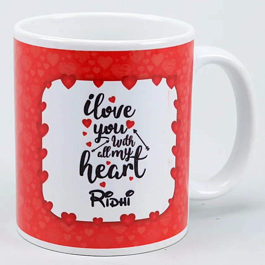 I Love You Personalised Mug