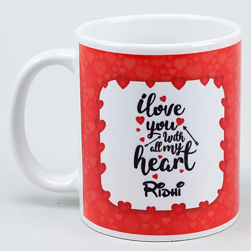 I Love You Personalised Mug