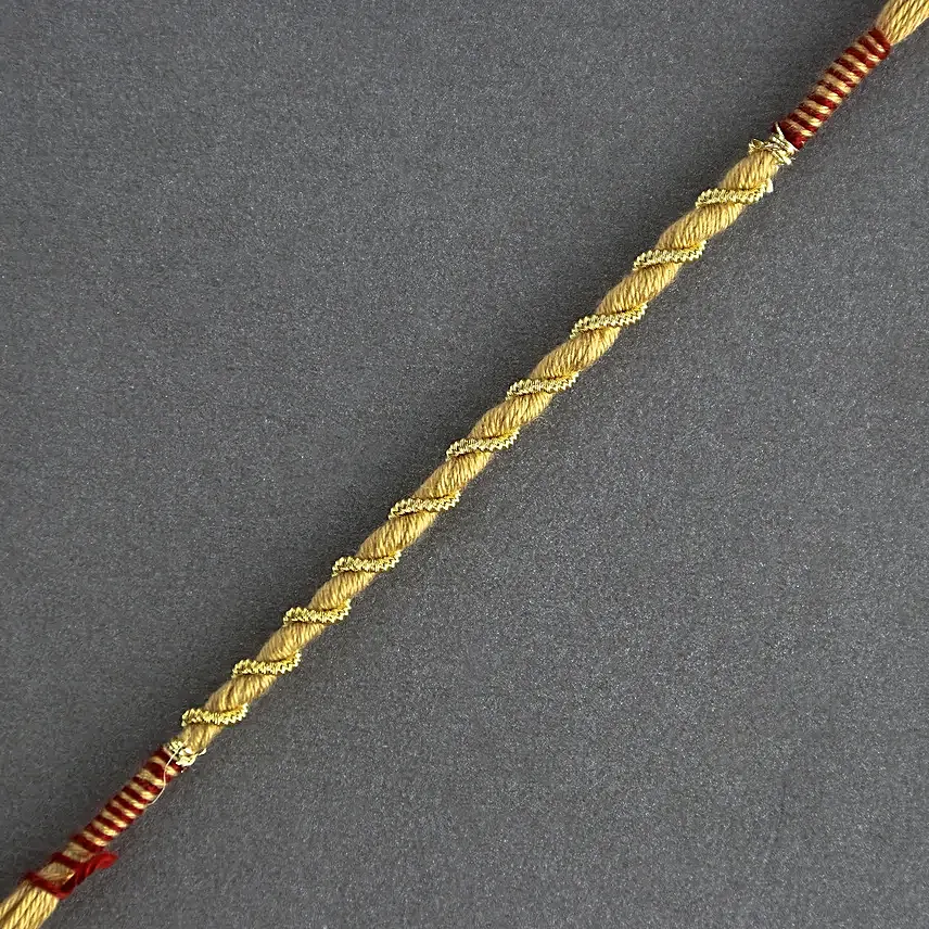 Intertwined Minimalist Dora Rakhi N Almond Soan Papdi