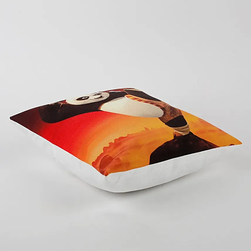 Kung Fu Panda Printed Cushion And Mug Combo