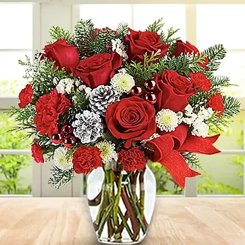 One Sided Christmas Arrangement