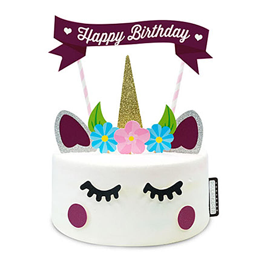 Over The Rainbow Unicorn Cake