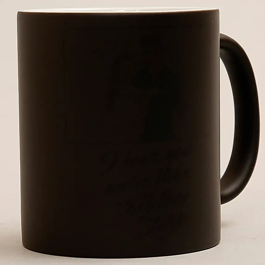 Personalised Couple Photo Love Quote Magic Mug