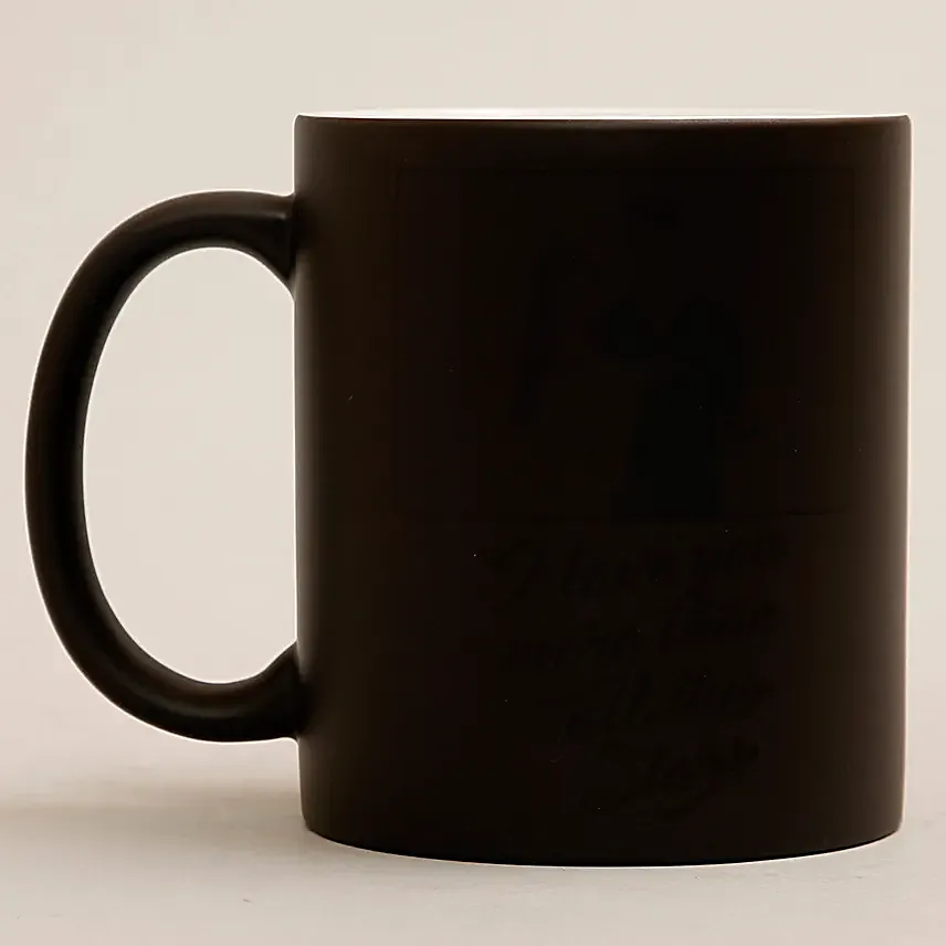 Personalised Couple Photo Love Quote Magic Mug