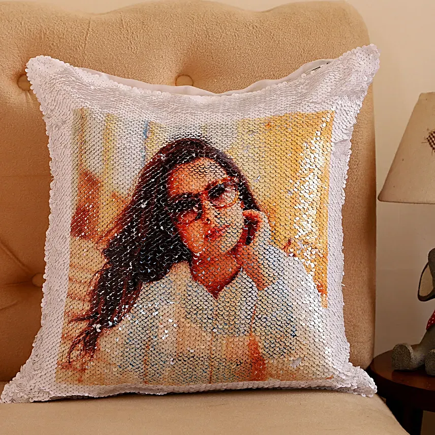 Personalised Double Sided Sequin Cushion