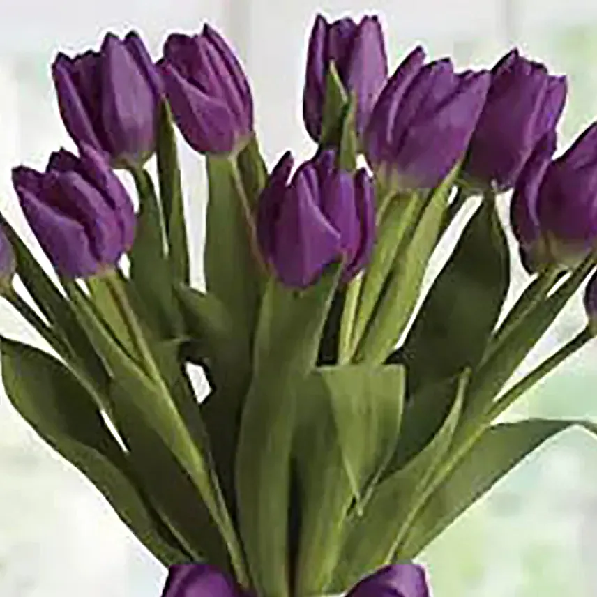 Purple Tulip Arrangement