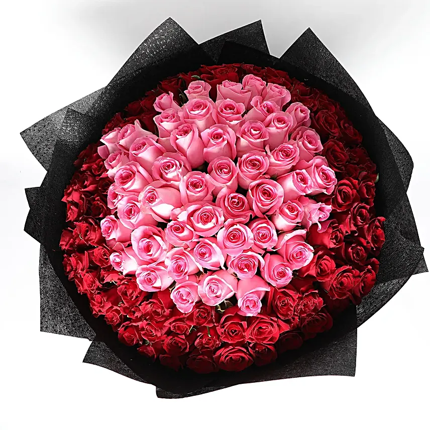 Teddy And 35 Roses Bouquet