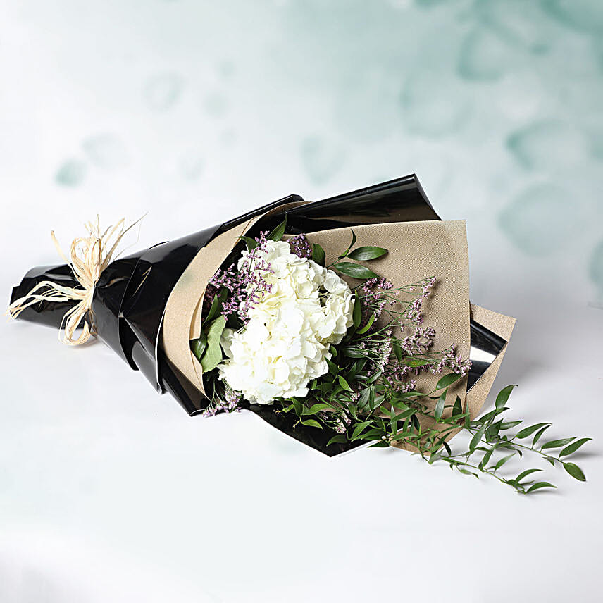 White Hydrangea Bouquet