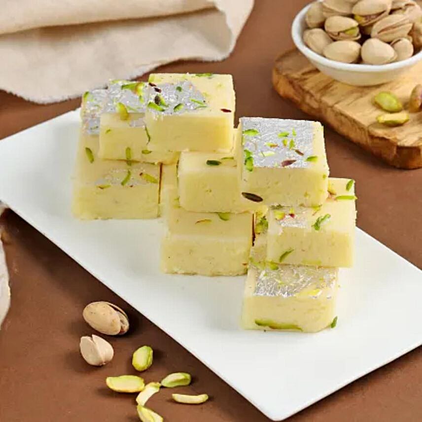 Zen Beadwork Rakhi N Pista Barfi Delight