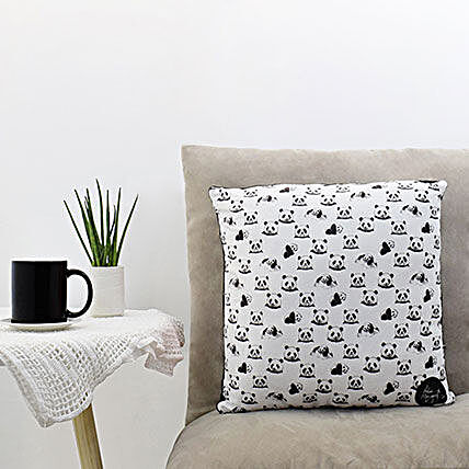 Cute Panda Printed Square Pillow:Gifts for Husband in Philippines
