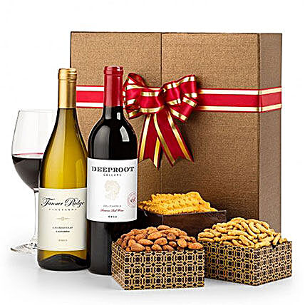 Classic Wine Duet:Philippines Gift Hamper Delivery